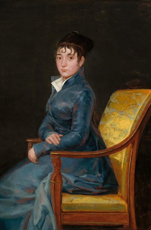 The Blue Lady historical portrait for GRAND HEIR